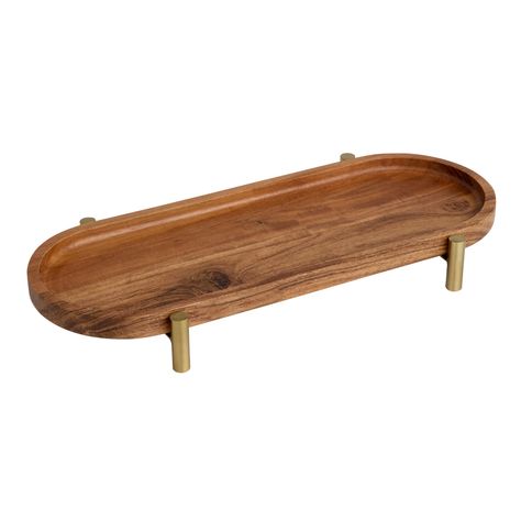 Wood And Gold, Cheese Bar, Mimosa Bar, Serving Plate, Serving Trays, Gold Wood, Serving Platter, World Market, Mimosa