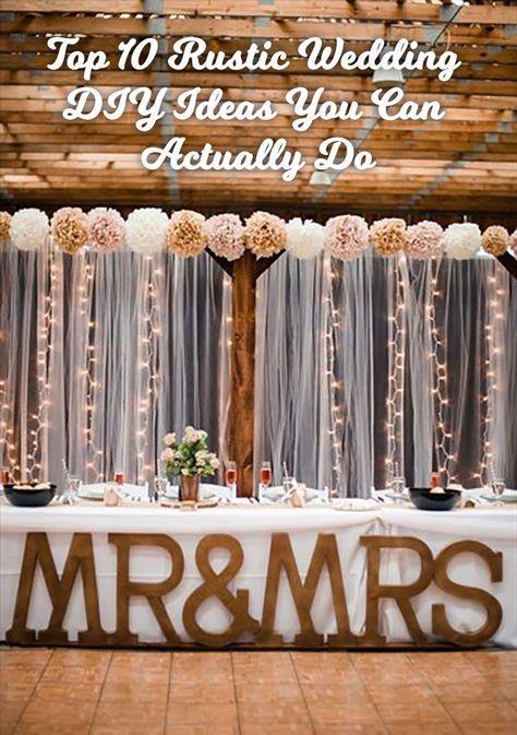 Mexican Wedding Ideas, Spring Wedding Outfit, Reception Backdrop, Head Table Wedding, Wedding Reception Backdrop, Simple Wedding Decorations, Rustic Wedding Diy, Farmhouse Wedding, Rustic Barn Wedding