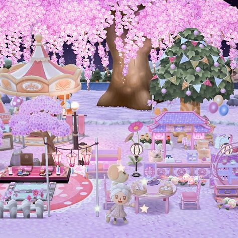 Acnh Widgets, Anch Codes, Fairycore Island, Kawaii Island, Animal Crossing Pc, Japan Core, Gaming Ideas, Camp Lucy, Spring Animals