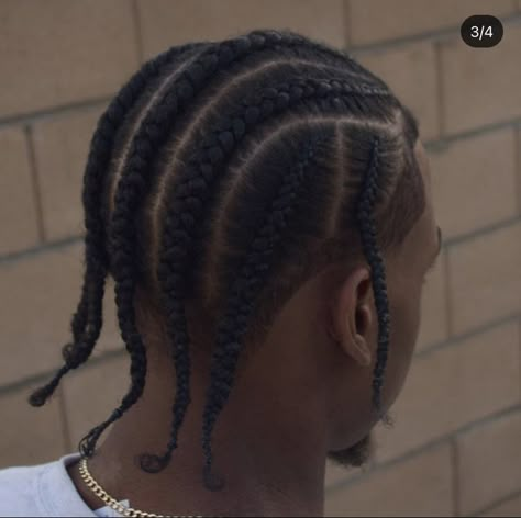 Thick Cornrows Braids Men, Braids Side, Male Braids, Man Braids, Cornrow Braids Men, Mens Twists Hairstyles, Braids For Men, Hair Twists Black, Boy Braids Hairstyles