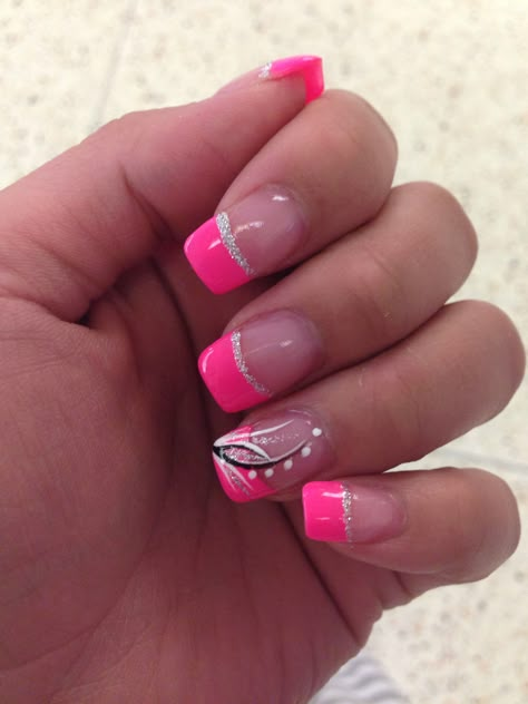 August Nails Designs French Tip, Stylish Nails Square Medium, Gel Tip Designs, Mail Gel Nail Art, Summer French Tip Nails Designs, Summer Nail Tip Designs, Short Acrylic Nail Designs For Summer French Tips, Color French Nails Summer, Nail Tip Designs French