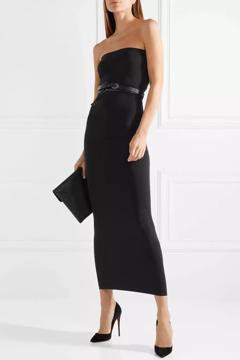 30 Investment Fashion Basics That Just Make Sense | Who What Wear Wolford Fatal Dress, Dinner Date Outfits, Maxi Jersey Dress, White Dress Summer, Date Outfits, Dresses To Wear To A Wedding, Dress Outfit, Black Maxi Dress, Gianvito Rossi