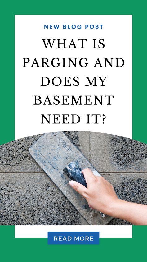 Parging Foundation Ideas, Parging Concrete, Sealing Basement Walls, Waterproof Basement, Waterproofing Basement Walls, Concrete Refinishing, Concrete Block Foundation, Diy Foundation, Concrete Block Walls