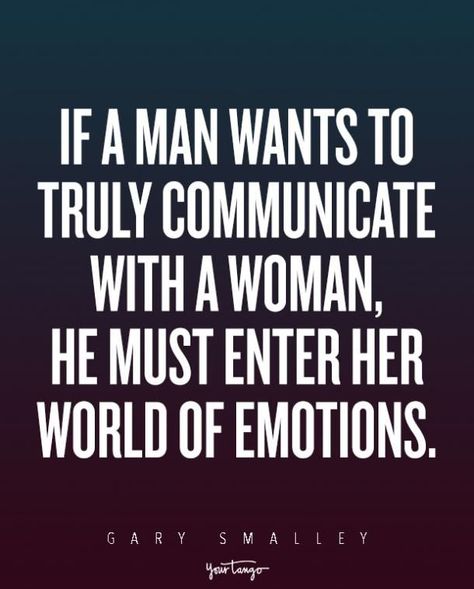 "If a man wants to truly communicate with a woman, he must enter her world of emotions." — Gary Smalley Tattoo Verses, Done Trying Quotes, Stronger Relationship, Communication Quotes, Couples Stuff, Communication Relationship, Relationship Lessons, Best Marriage Advice, Cardio Workouts