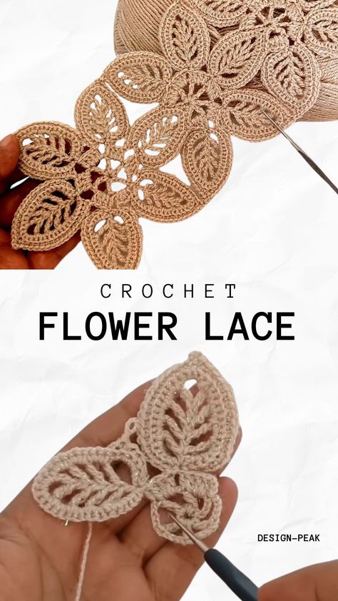 Crochet Flower Lace: How to Turn Yarn Into Magic – Design Peak Crochet Flower Lace, Yoga Pants Outfit Casual, Crochet Leaf Patterns, Outfit For School, Crochet Motif Patterns, Crochet Leaves, Magic Design, Pants Outfit Casual, Beginner Crochet Projects