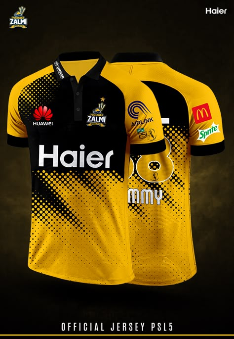 New Cricket Jersey Designs 2023, Cricket T Shirt Design 2023, Cricket Jersey Design New 2023, Badminton Pose, Tshirt Branding, Cricket Dress, Peshawar Zalmi, Cricket T Shirt Design, Cricket T Shirt