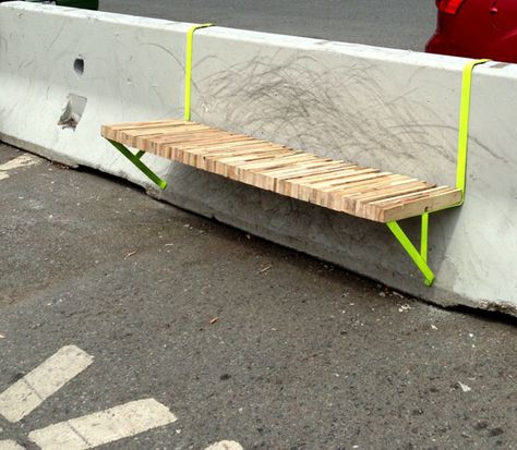 Pvc Furniture Plans, Jersey Barrier, Urban Furniture Design, Urban Intervention, Luxury Decoration, Urban Furniture, Woodworking Guide, Street Furniture, Woodworking Videos