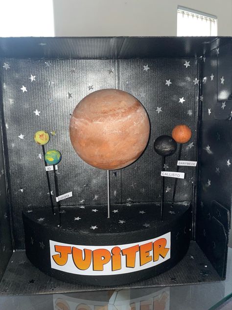 Planet Jupiter Science Project Jupiter Model Project, 3d Mercury Planet Project, 3d Mars Planet Project, Diy Jupiter Planet Project, Jupiter School Project Ideas, Jupiter Project For School, Venus Planet Project, Jupiter Planet Project For Kids, Saturn Project For School