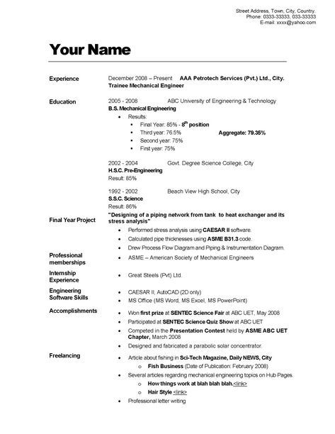 Writing A Good Cv Cv Template Student, First Resume, Free Resume Examples, Good Cv, Resume References, Resume Format For Freshers, Best Resume Format, Job Resignation Letter, Education Resume