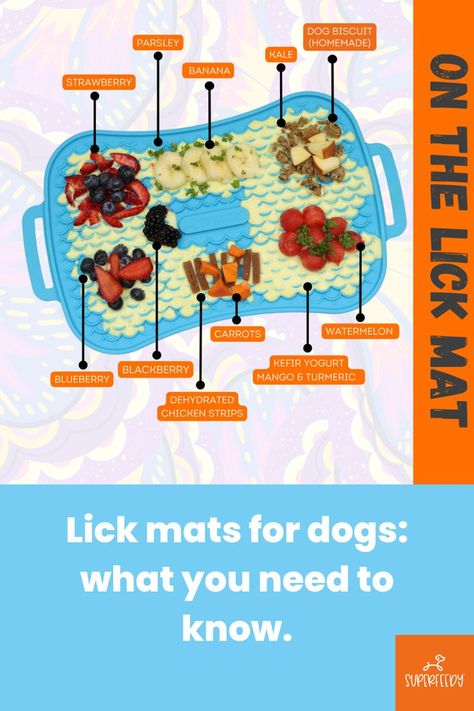 Lick mats are flat mats, often made from silicone, with patterns that hold food for your dog to lick over and over. They're usually coated with ridges or bristles that encourage licks. Pet Lick Mat Recipes, Dog Lick Matt Recipes, Easy Lick Mat Recipes, What To Put On Lick Mats, Dog Lick Mat Recipes Easy, Dog Lick Bowl Recipes, Puppy Lick Mat Recipes, Lick Mat Recipes For Puppy, Lick Pads For Dogs Recipes