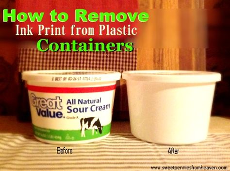 How to take the ink off plastic containers Reuse Plastic Containers, Clean Baking Pans, Cleaning Painted Walls, Glass Cooktop, Deep Cleaning Tips, Clean Dishwasher, Simple Life Hacks, Reuse Recycle, Plastic Containers