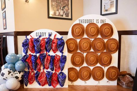 Cowboy Themed First Birthday, Rodeo First Birthday Party, Rodeo First Birthday, Rodeo 1st Birthday, 1st Birthday Party Ideas, Cowboy First Birthday, Cowboy Themed Birthday Party, Baby First Birthday Themes, Rodeo Birthday Parties