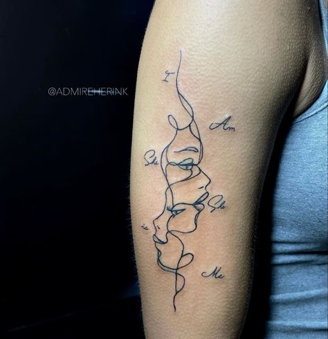 Silhouette Tattoos Woman Black, Small Afrocentric Tattoos For Women, Black Culture Tattoos For Women, She Is Art Tattoo, Small Dope Tattoos, Aesthetic Tattoo Ideas, Hand Tattoo Designs, Tattoo World, Explore Aesthetic