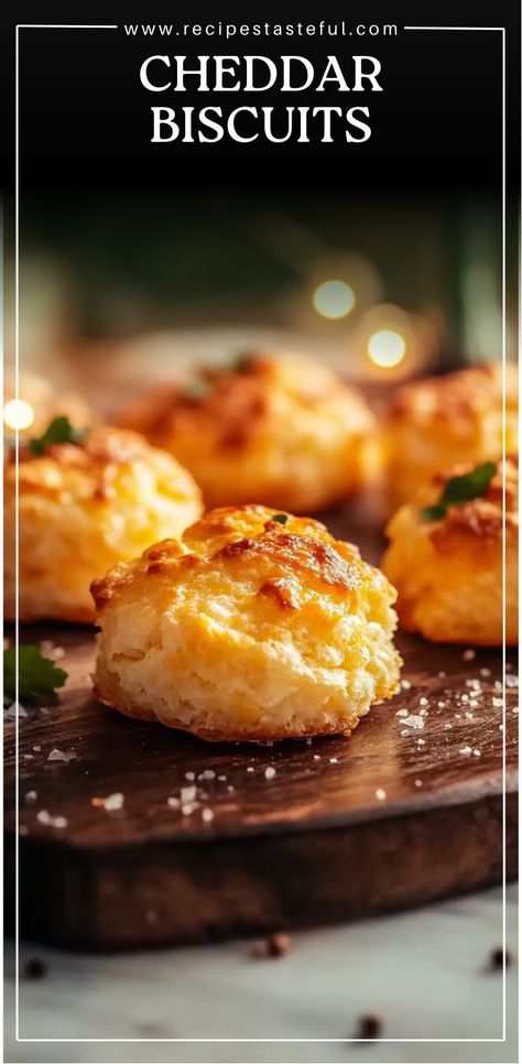 These warm, buttery, and flaky cheddar biscuits are packed with cheesy goodness, making them the perfect side dish for your Thanksgiving feast. Ideal for soaking up gravy and sauces, these biscuits are sure to be a crowd-pleaser! #CheddarBiscuits #ThanksgivingSideDish #ButteryBiscuits #CheeseBiscuits #HolidaySideDish #FlakyBiscuits #CheddarLovers #ComfortFood #BiscuitsForThanksgiving Cheddar Cheese Biscuits Easy, Cheddar Buttermilk Biscuits, Garlic Cheddar Biscuits, Cheddar Cheese Biscuits, Cheesy Biscuits, Cheesy Biscuit, Cheddar Bay Biscuits, Flaky Biscuits, Cheddar Biscuits