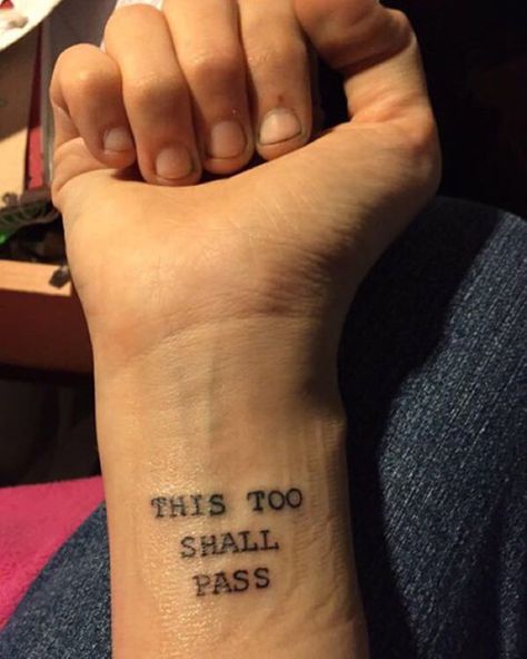 This Too Shall Pass Quote, Tattoo Ideas Males, Bible Tattoos, Simple Arm Tattoos, Phrase Tattoos, Belly Tattoos, Belly Tattoo, Sketches Ideas, Quote Tattoo