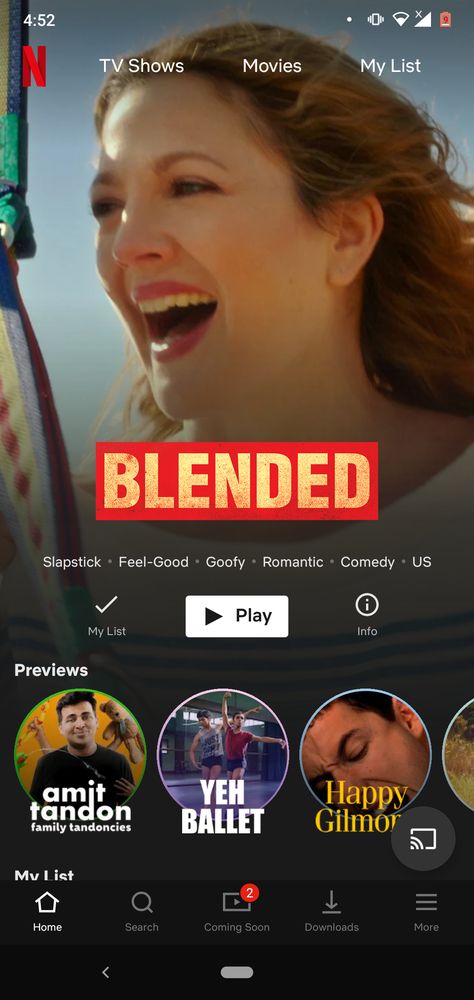 movies and videos app UI Netflix Home Page, App Home Page, Home Design App, Netflix Home, Netflix App, Ux Inspiration, App Home, Mobile App Ui, Dashboard Design