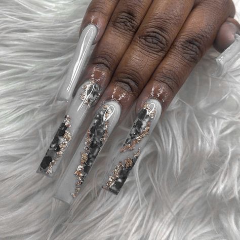 Nails Long Acrylic, Matte Acrylic Nails, 2022 Nails, Summer Acrylic, Long Square Nails, Finger Art, Galaxy Nails, Prom Dress Ideas, Nail Art Designs Diy