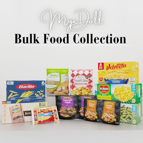 Hot Chip, Sims 4 Clutter, Food Decor, Food Collection, Sims 4 Cc Folder, Sims 4 Teen, Sims 4 Toddler, Bulk Food, Sims 4 Houses