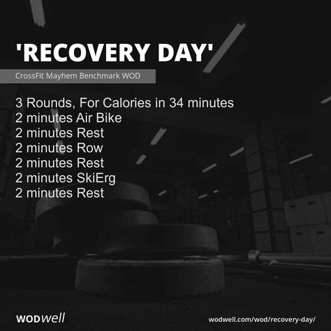 Recovery Day Workout, Fat Loss Gym Workout, Crossfit Workouts Wod, Air Bike, Crossfit At Home, Active Recovery, Crossfit Wods, Background Story, Nutrition Motivation