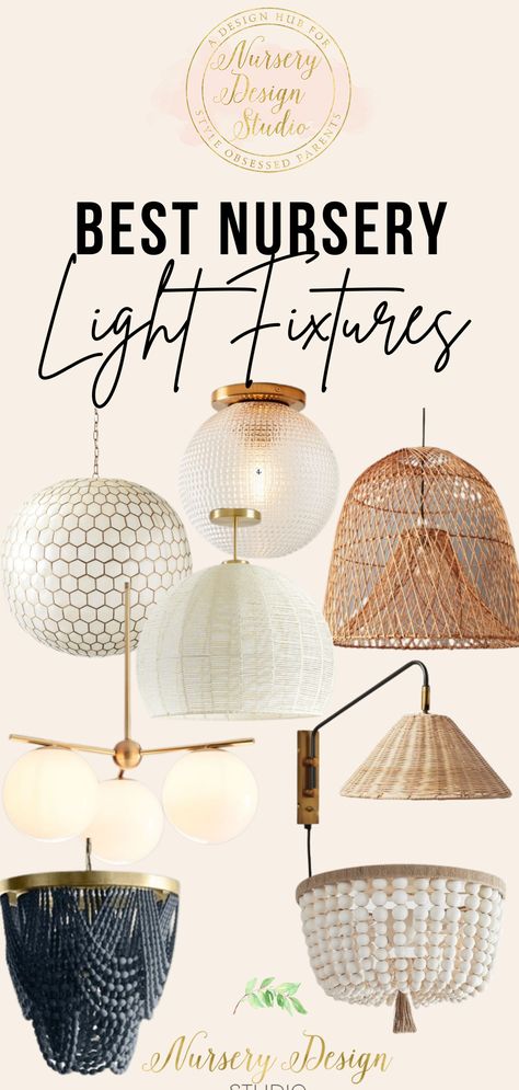 What nursery lighting trends are on the rise for 2022? We are rounding up the best nursery light fixtures of 2022 Light Fixtures Nursery, Neutral Nursery Light Fixture, Nursery Ceiling Light Fixture, Baby Nursery Light Fixture, Ceiling Light Nursery, Nursery Lamps Girl, Light Fixture For Nursery, Nursery Overhead Lighting, Baby Room Chandelier