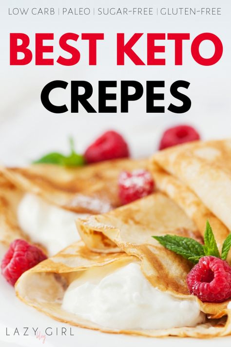 Desayuno Keto, Crepes Recipe, Postre Keto, French Breakfast, Starting Keto Diet, Keto Pancakes, Keto Diet Food List, Keto Fat, Crepe Recipes