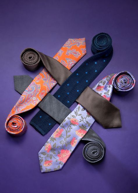 Something for the weekend: Ties Vintage Flatlay, Creative Desks, Ties Mens Fashion, Ties That Bind, Dapper Dan, Clothing Photography, Ads Creative, Tie And Pocket Square, Shirt Accessories