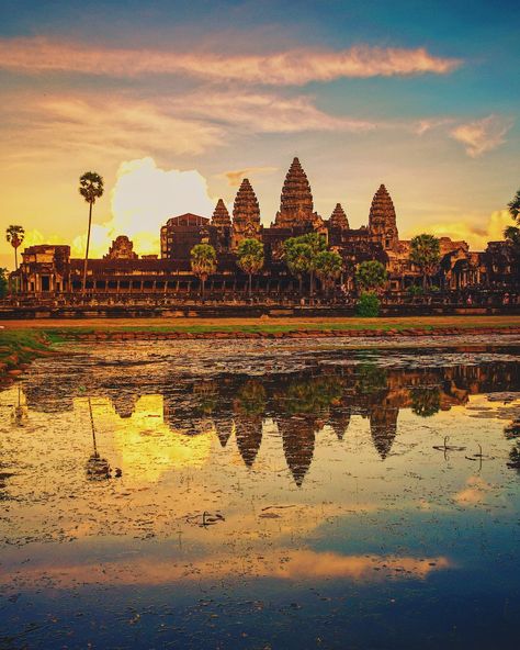 Soon, you can fly direct from Delhi to Cambodia ✈️ Tap the link in Bio for all the details on the upcoming direct flights from New Delhi to Phnom Penh, operated by Cambodia Angkor Air—opening up travel routes to the heritage guesthouses of Kampot and Siem Reap’s ancient Hindu-Buddhist temple complex of Angkor Wat. Cambodia Temple, Kampot Cambodia, Angkor Wat Cambodia, Angkor Wat Temple, Siem Reap Cambodia, Kampot, Travel Route, Siem Reap, Hindu Temple