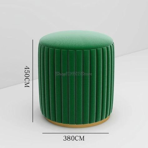 Round Puffy Sofa, Round Puffy Stool, Round Stool Design, Puff Stool, Puffy Stool, Puffy Sofa, Diy Storage Sofa, Puffy Chair, Luxury Dressing Table