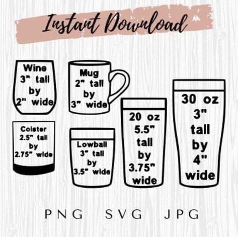 Decal Sizing For Tumblers, Cricut Wine Glasses, Cricut Cups, Cricut Explore Air Projects, Cricut Decals, Cricut Supplies, Cricut Explore Projects, Circuit Ideas, Projets Cricut