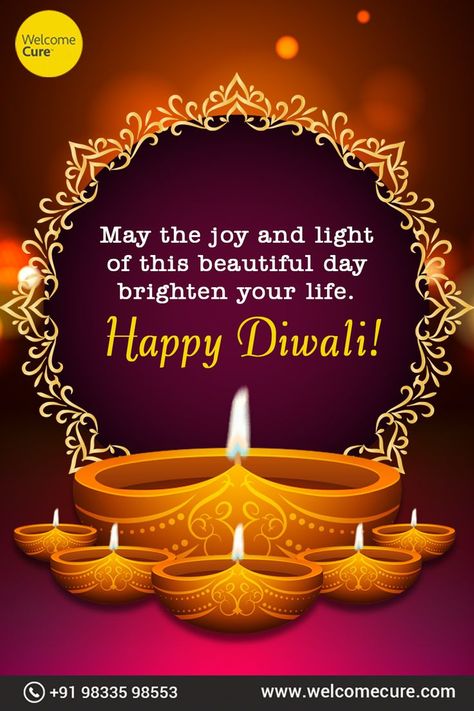 May millions of lamps illuminate your life with joy, prosperity, health and wealth forever. Wishing you and your family a very Happy Diwali. #Diwali #HappyDiwali #wishes #Festivewishes #Health #Welcomecure #life Happy Diwali Bandi Chod Divas, Happy Diwali Husband, Happy Divali Trinidad, Happy Diwali To You And Your Family, Shub Diwali Wishes, Subh Dipawali Wishes, Deepali Wishes, Diwali Padwa, Green Diwali