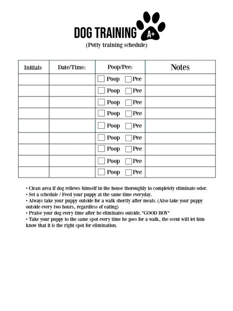 『 Free Printable | Dog walking chart | Potty train your puppy 』 Dog Potty Schedule Printable, Dog Potty Schedule, Puppy Potty Training Schedule Printable, Dog Training Journal, Dog Walking Schedule, Puppy Chart, Walking Chart, Puppy Potty Training Schedule, Raising Puppies