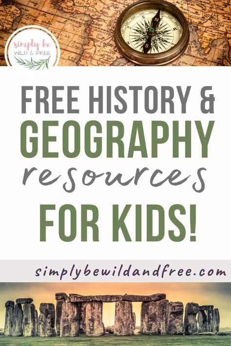 History Homeschool Curriculum, Homeschool Social Studies Curriculum, Us Geography Homeschool Free Printables, Homeschool Country Unit Study, World History Curriculum High Schools, Homeschool Worksheets Free, Elementary Us Geography, Free Learning Websites, History Lessons For Kids