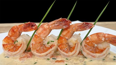 Shrimp Sambuca - Chef Jean Pierre Shrimp Sambuca, Sambuca Shrimp, Sambuca Recipes, Creamy Garlic Shrimp Recipe, Hot Bacon Dressing, Garlic Butter Shrimp, Easy To Make Appetizers, How To Peel Tomatoes, Sweet Butter