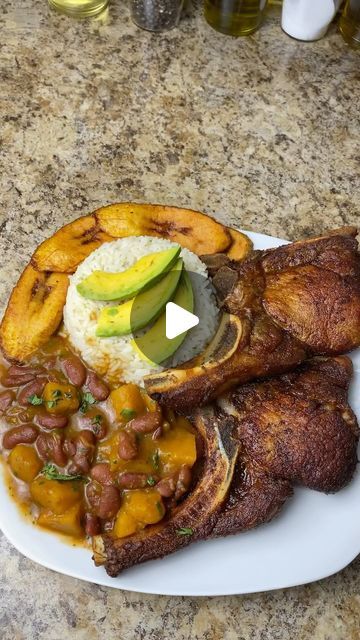 RD Eats🇻🇮 on Instagram: "Something about fried pork chops hit so goodd!!!🤤🤤🤤 I remember in high school there was a man that would sell fried pork chops for breakfast right across the street! I would get almost everydayyyy! 😭🤍  #reels #reelsinstagram #reelsvideo #reeloftheday #reelitfeelit #friedprkchops #habichuelas #chuletas #cooking #cookingvideo #foodie #yummy #dinnerideas" Chuletas Puerto Rican Pork Chops, Puerto Rican Pork Chops, Fried Pork Chop Recipes, Fried Pork Chops, Fried Pork, Pork Chop Recipes, Spanish Food, Filipino Recipes, Cooking Videos