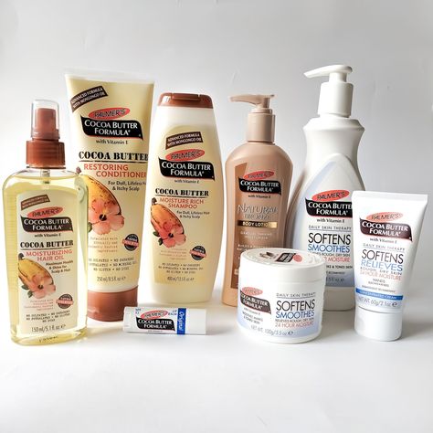 Palmer's Cocoa Butter - the original chocolate beauty collection Cocoa Butter Skincare, Cocoa Butter Products, Cocoa Products, Chocolate Skincare, Cocoa Butter Scent, Cocoa Butter Perfume, Cocoa Butter Aesthetic, Coco Butter, How To Smell Like Cocoa Butter