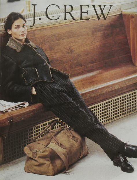 J.Crew Aficionada: J.Crew Catalog Flashback {1995} J Crew Catalog, J Crew Style, Estilo Preppy, Fashion Stores, Christy Turlington, 가을 패션, Mode Vintage, Looks Style, Mode Inspiration