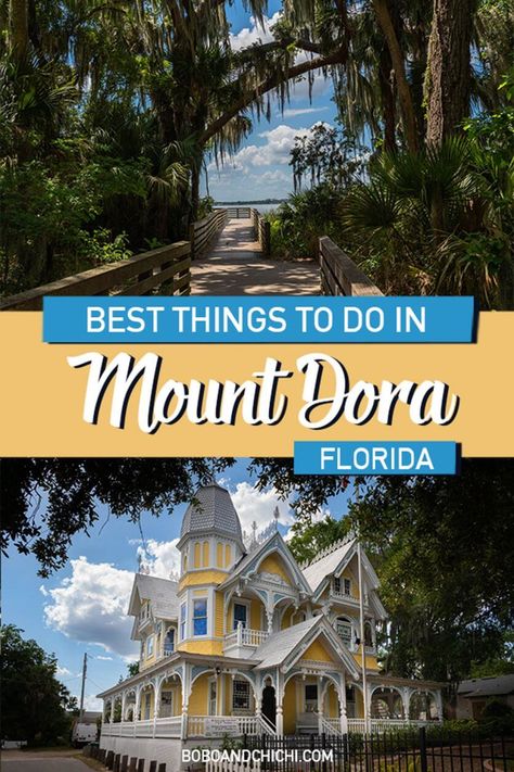 Florida Bucket List, Places To Visit In Florida, Florida Road Trip, Mount Dora Florida, Florida Vacation Spots, Florida Travel Guide, Mount Dora, Palm Island, Florida Trip