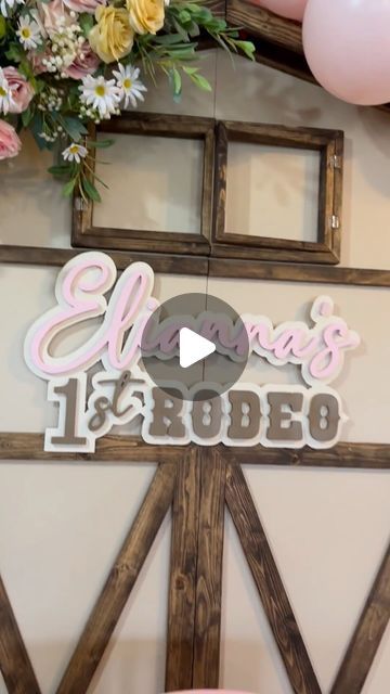 Nicole Creations Houston on Instagram: "Elianna’s 1st Rodeo 🐷🐴🐓🐄

Thanks to mommy and dad for choosing us

Soft play @mia_softplay 
Vinyls @proquickmedia
Wood backdrops @king_woodcustombackdrops 

#eventplanner #kidspartyplanner #1strodeo #farmtheme #kidspartyideas #balloongarland #houstonevents #houstonballoons #spring #porter #kingwood #sugarland #houston" Rodeo Backdrop, Wood Backdrops, 1st Rodeo, Kids Party Planner, Wood Backdrop, Farm Theme, Soft Play, Balloon Garland, Rodeo