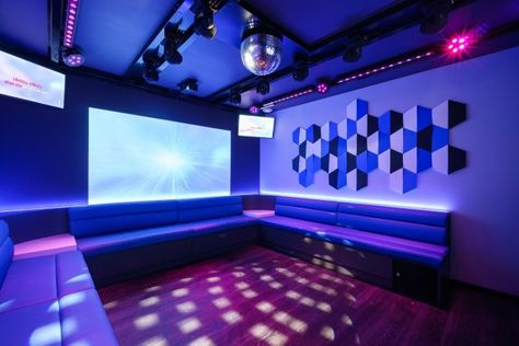 Karaoke Room Ideas, Karaoke Room Design, Karaoke Ideas, Singing Room, Family Lot, Tokyo Print, Karaoke Bar, Karaoke Room, Panic Rooms