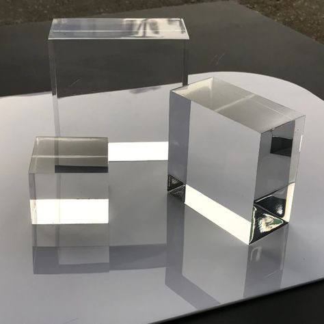 5X5cXHEIGHT Clear Acrylic Plastic BLOCK Cosmetics Base Crystal Box Booth Plexiglass Floor Jewelry Display Stand|Window-Dressing Hardware| - AliExpress Acrylic Containers, Craft Eyes, Cosmetic Display, Crystal Box, Jewelry Display Stands, Creative Display, Window Dressings, Acrylic Designs, Acrylic Display