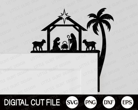 Christmas Nativity Scene Diy, Nativity Svg, Nativity Scene Diy, Christmas Sleigh, Christmas Nativity Scene, Door Trim, Christian Christmas, Christmas Door Decorations, Teacher Christmas