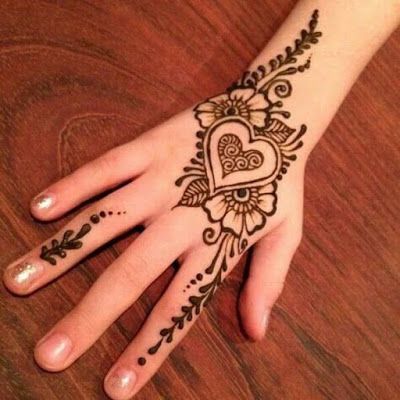 125 Stunning Yet Simple Mehndi Designs For Beginners|| Easy And Beautiful Mehndi Designs With Images | Bling Sparkle Beginners Henna Designs, Whole Hand Henna, Matching Henna Designs, Simple Mehndi Patterns, Simple Henna Patterns, Henne Tattoo, Cute Henna Designs, Inai Pengantin, Henna Inspired Tattoos