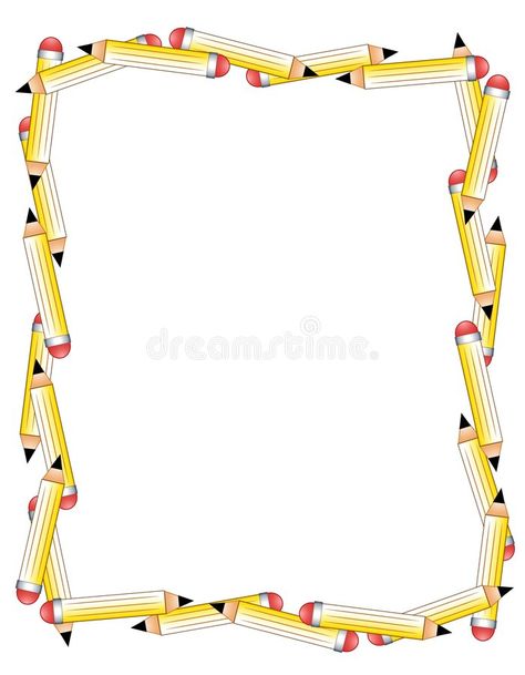 Pencils Border or Frame. An illustration featuring a collection of pencils casua , #Aff, #illustration, #featuring, #Frame, #Pencils, #Border #ad Pencil Border Designs, Frame Illustration, Simple Borders, Higher Order Thinking, Christmas Activities For Kids, Christmas Activities, Border Design, Borders, Bedroom Design