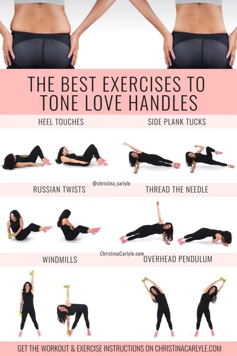 Love Handles Before And After, How To Get Rid Of Love Handles, Love Handles Exercises, Lengthening Exercises, Exercises For Love Handles, Get Rid Of Love Handles, Rid Of Love Handles, Christina Carlyle, Muffin Top Exercises