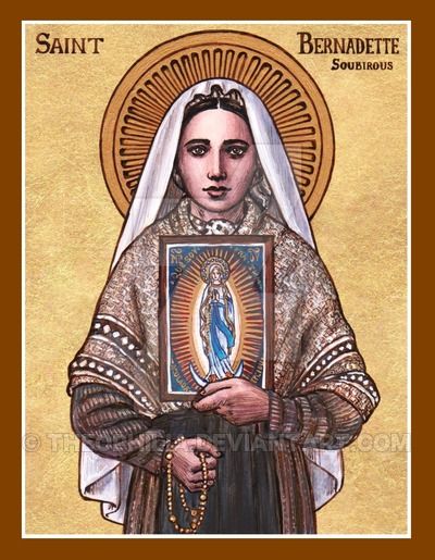 Santa Bernadette, St Bernadette Soubirous, Bernadette Soubirous, Saint Bernadette, St Bernadette, Female Saints, Catholic Pictures, Catholic Images, Our Lady Of Lourdes