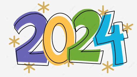 2024 colorful lettering 2024 new year colorful png 2024 Lettering, 2024 Clipart, Colorful Lettering, Star Clipart, Graphic Designs, New Years Resolution, Journal Prompts, Png Transparent, Clipart Images