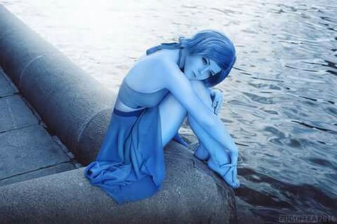 Lapis Lazuli Cosplay, Steven Universe Moonstone, Lapis Cosplay, Steven Universe Lapis Lazuli, Universe Photoshoot, Pearl Cosplay, Steven Universe Gif, Steven Universe Spoilers, Amethyst Cosplay