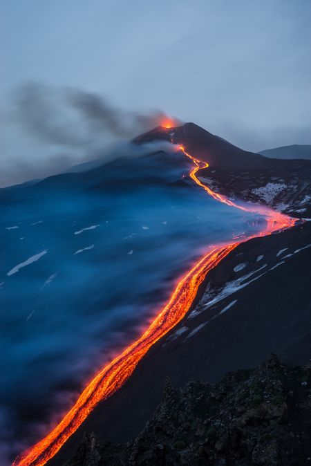 The Etna volcano  Photo by Rosario Patanè -- National Geographic Your Shot Volcano Photos, Etna Volcano, Mount Etna, Lava Flow, Italy Photography, Active Volcano, Sopot, Voyage Europe, Sicily Italy