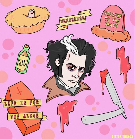 Sweeney Todd Tattoo Ideas, Sweeny Todd Tattoos, Sweeney Todd Tattoo, Tattoo Puntillismo, Flash Sheet, Tattoo Flash Sheet, Sweeney Todd, Leg Sleeve, Monster Mash