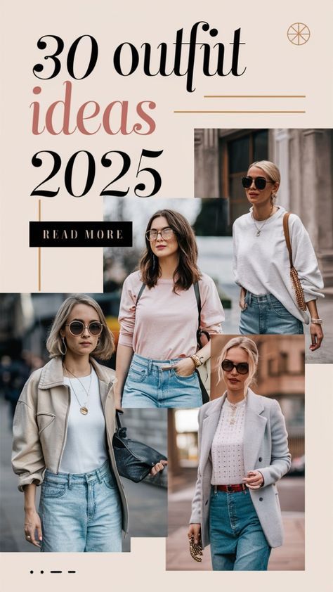 Stylish Spring Outfits for All Women | Amazing Spring Outfit Inspo | Best 2025 Spring Outfit Trends | Light and Breezy Spring Fashion | Simple Yet Trendy Spring Outfits | Cute Outfit Ideas for Spring | Spring Outfit Trends You’ll Love | #springoutfits #springfashion #cuteoutfits Cute Market Outfits, Cute Outfit Ideas For Spring, Capsule Wardrobe 2025 Summer, Womens Clothes Aesthetic, How To Find A Style That Fits You, 20 Something Outfits, Fashion Trends Women 2025, Copenhagen Spring Outfits, Layering For Spring